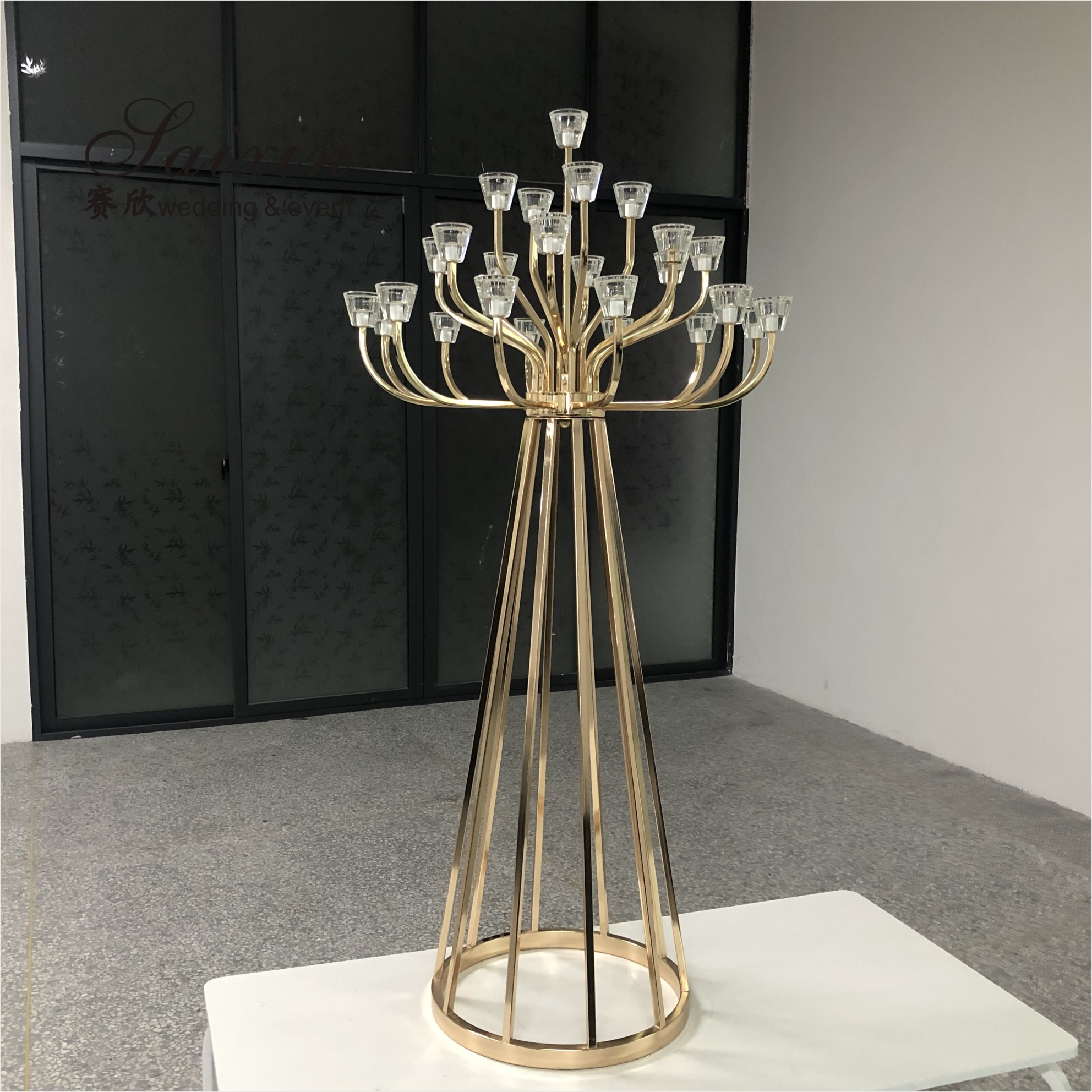 9 Candle 5 Candle 3 Candle Crystal Candle Holder For Floating Candle 130CMx35cm