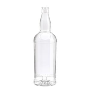 China Clear 750ml Glass Vodka Liquor Wine Whiskey Bottle for Clients' Specific Requirements wholesale