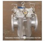 Stainless Steel Flanged Suction Coarse Water Filter for Marine Sea Water 0.25-1