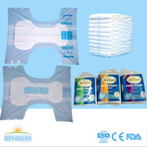 China PE Film Cover Thick Extra Absorbent Adult Disposable Diapers Printed / Chemical Free wholesale