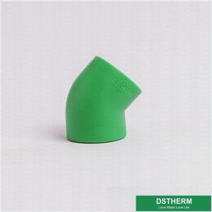 China Multi Color Ppr Pipe Fittings , Injection Molding 45° Elbow Eco Friendly wholesale