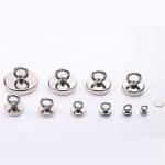 Strong Pulling Force Fishing Magnet D80 Pot Shape Magnetic Materials With Rope