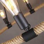 Loft Rattan pendant light For Kitchen Bedroom Dining room Lighting Fixtures (WH