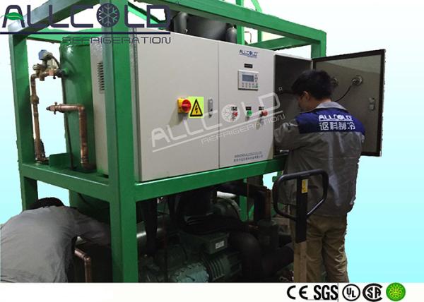 Energy Saving Professional Tube Ice Machine , Tube Ice Plant For Concrete