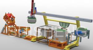 China Custom Powder Coating Spray Machine 0-75° Customized Centrifugal Mechanism wholesale