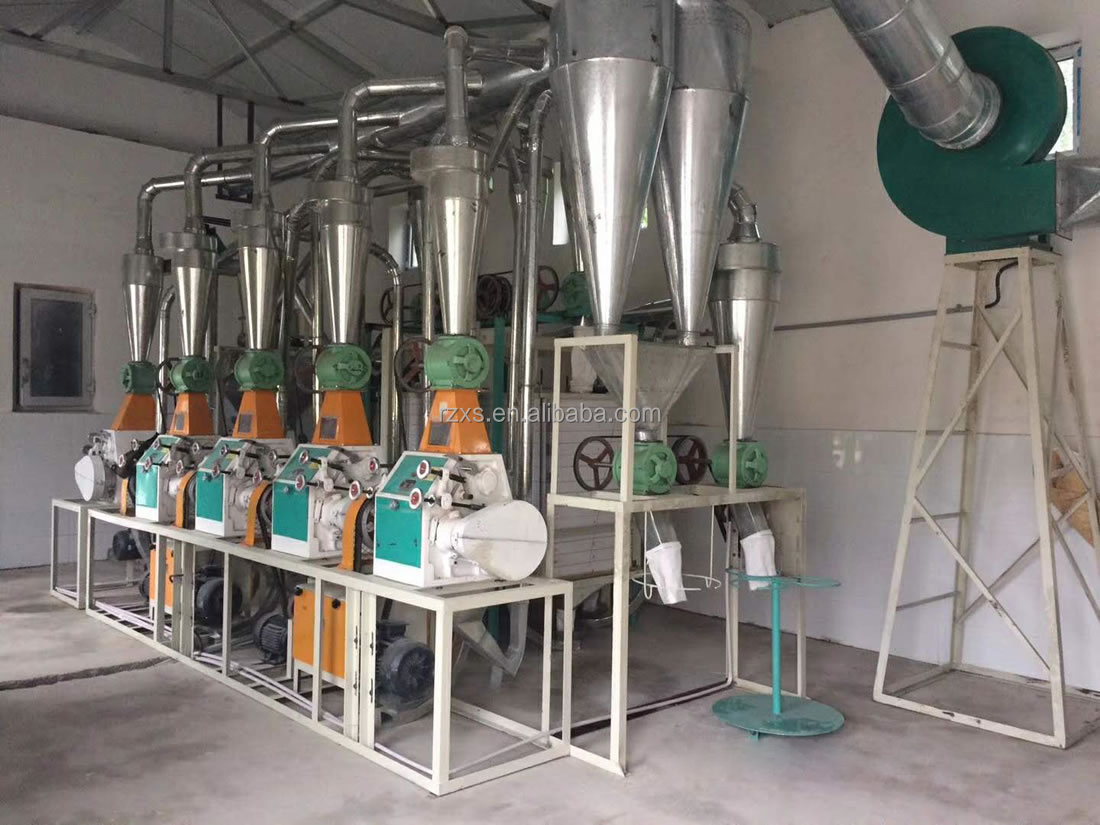 120 Ton Per 24 Hour Automatic Roller Corn Wheat Grinder Bread Flour Milling Machine in Bangladesh