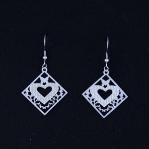 China Fashion High Quality Ladies Women Girls Stainless Steel Earrings LEF95 wholesale