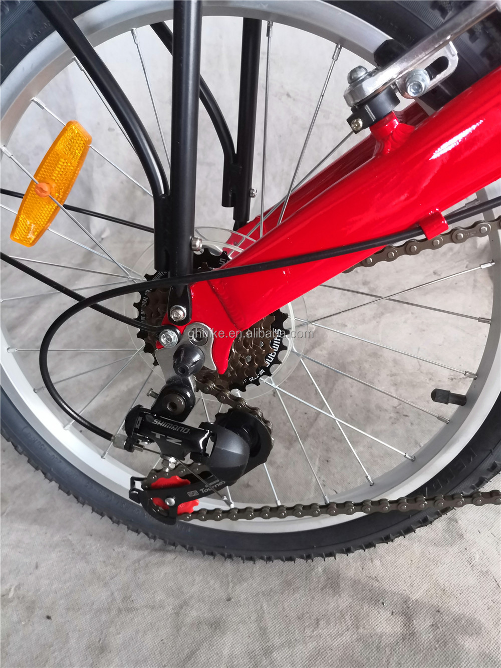 20 Inch Unisex Hybrid Folding Bike with 7 Gears and Aluminum V Brake Alloy Hub Quando
