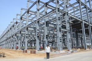 China ISO9001 Prefabricated Light Steel Structure Building Construction Metal Workshop Sheds wholesale