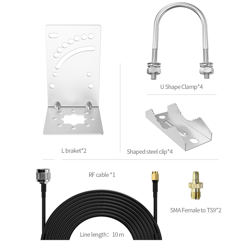 VSWR 2.0 Long Range Outdoor Omni Directional WiFi Communication Antenna Base Station