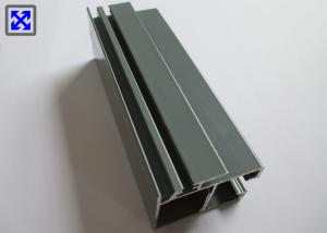 China 6000 Series Extruded Wardrobe Aluminium Profile Black Color For Closet wholesale