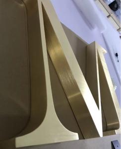 China Polished Brushed Vintage CE Metal Backlit Signage Letters wholesale