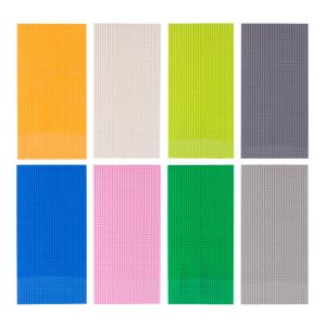 China ABS 28*56 colorful small particles floor city scene street baseplates building blocks wholesale