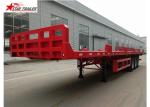 60T Platform Semi Trailer Long Cargos