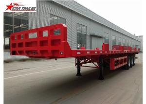 China 60T Platform Semi Trailer Long Cargos wholesale