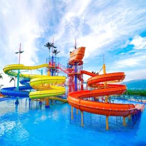 China Exciting Outdoor Water Play Areas With Water Slides Cannons OEM Service wholesale