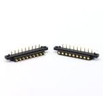 Male Female Pogo Pin Connector 9Pin 2.54Mm Pitch Connector Right Angle