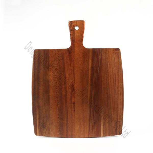 Knife-Friendly Acacia Wood Cutting Board with Handle , Natural Acacia Wood