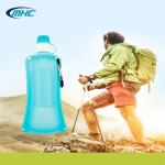 Silicone Bag Pouch Hiking Customized Double Sealing Collapsible 500ml Drinking