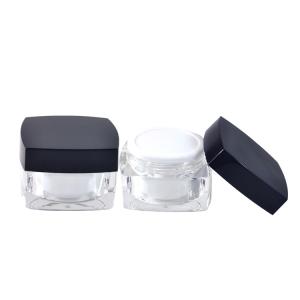 China Screw Cap Hot Stamping 15g Plastic Container Jars wholesale