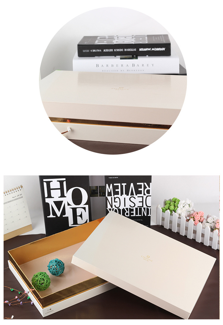 Custom Made Printing Closure Lid Large Cardboard Gift Paper Box With Lid for PERFUME