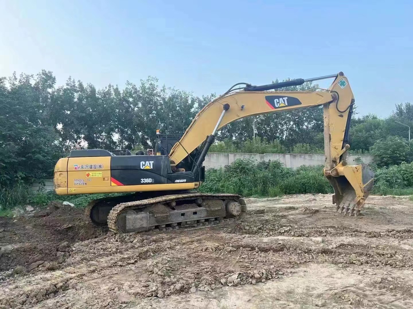 Large Used Caterpillar 336D Hydraulic Excavator 1.4m³ Bucket Capacity In Stock