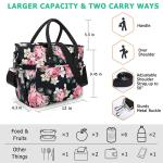 Fashion Lunch Tote Bag with Detachable Shoulder Strap for Women