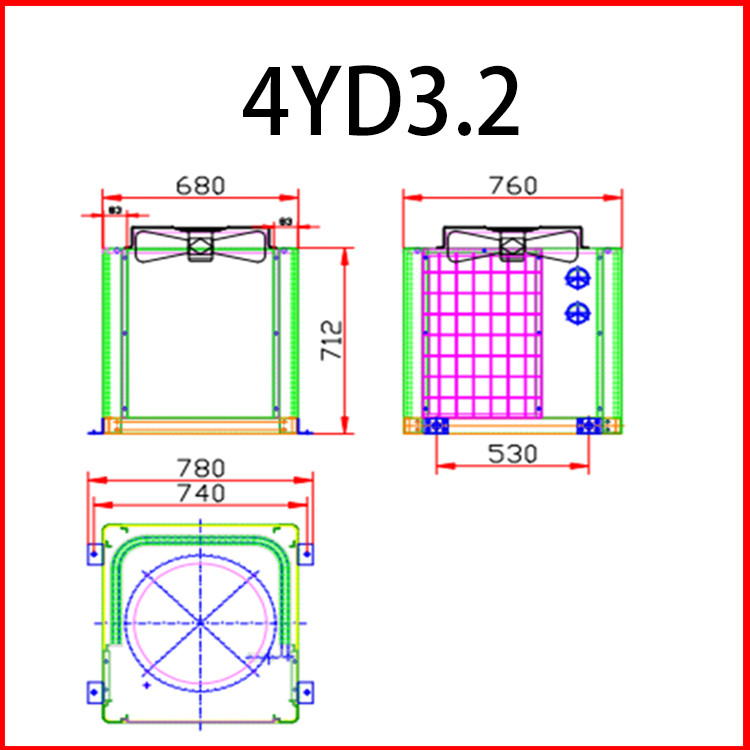 30HP air Cooled Condensing Units Box Type Refrigeration Unit
