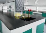 Molded marine edge laboratory countertops for chemical engineering science