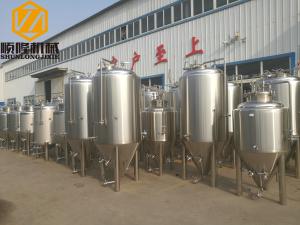 China Pressure Conical Fermentation Tank 500L Working Capacity 3mm Interior Shell on sale