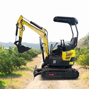 China Agricultural Hydraulic Mini Excavator 20KW 2 Ton Mini Digger Equipment wholesale