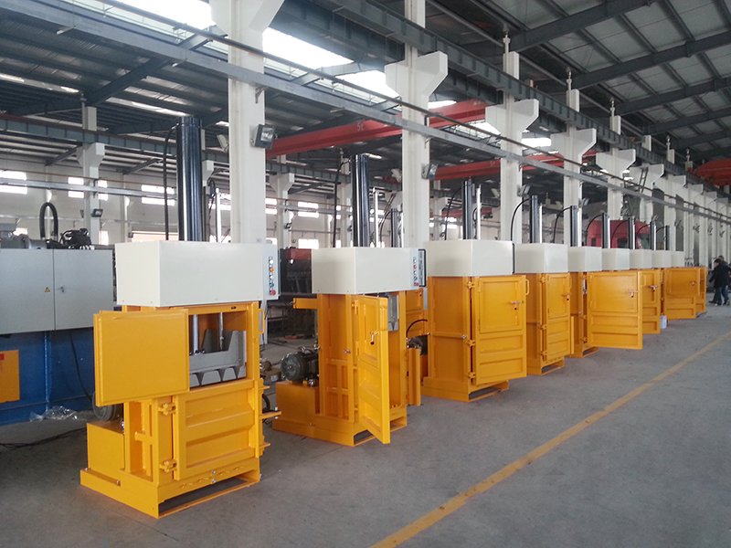 Vertical Hydraulic Plastic Baling Machine Press Waste Paper Baler Machine