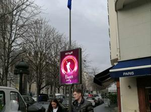 China Outdoor Light Pole SMD1921 P4 LED Advertising Billboard wholesale