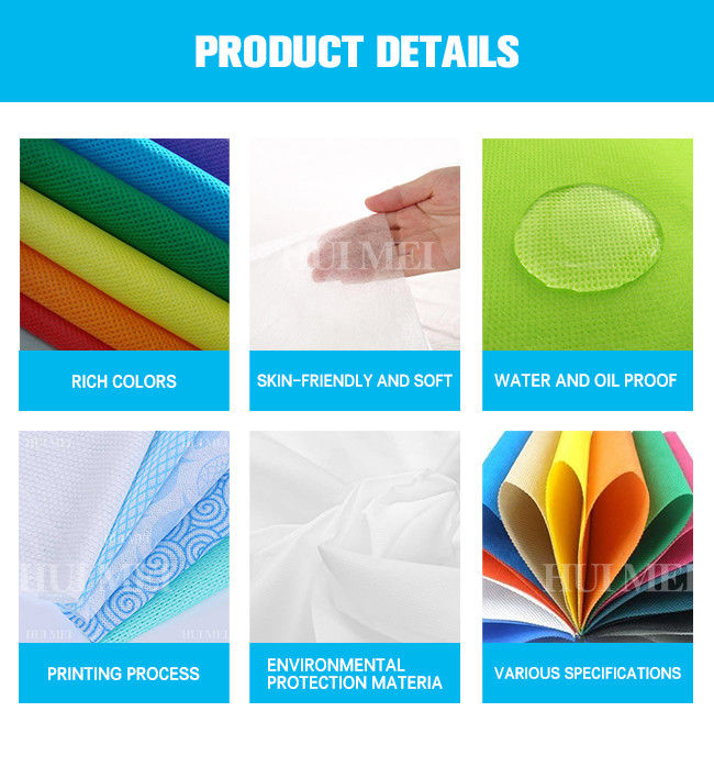 2.1m Perforated Sofa Non Woven Fabric Biodegradable Anti Pull