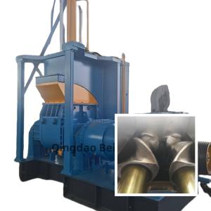China Dual Rotor Single Hydraulic Down Pressure Rubber Kneading Machine wholesale