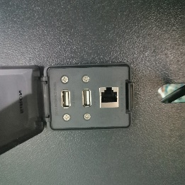 Machine transfer ports including Ethernet and USB
