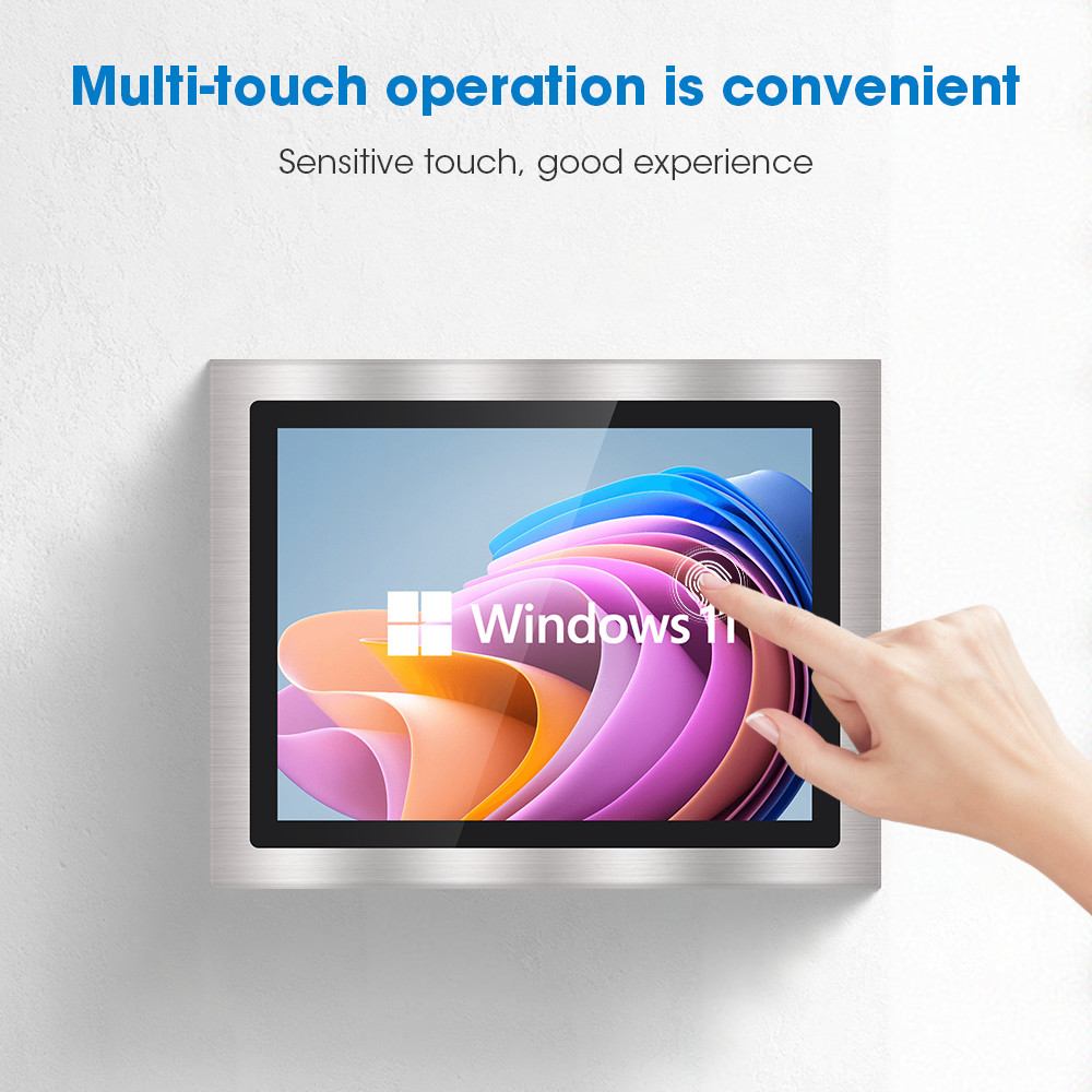 Industrial Grade Touch Screen Monitor Full IP65 Waterproof Stainless Steel
