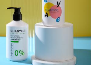 China Oblique Shoulder Shape Plastic Shampoo Bottle Personal Care Container 300ml 400ml wholesale
