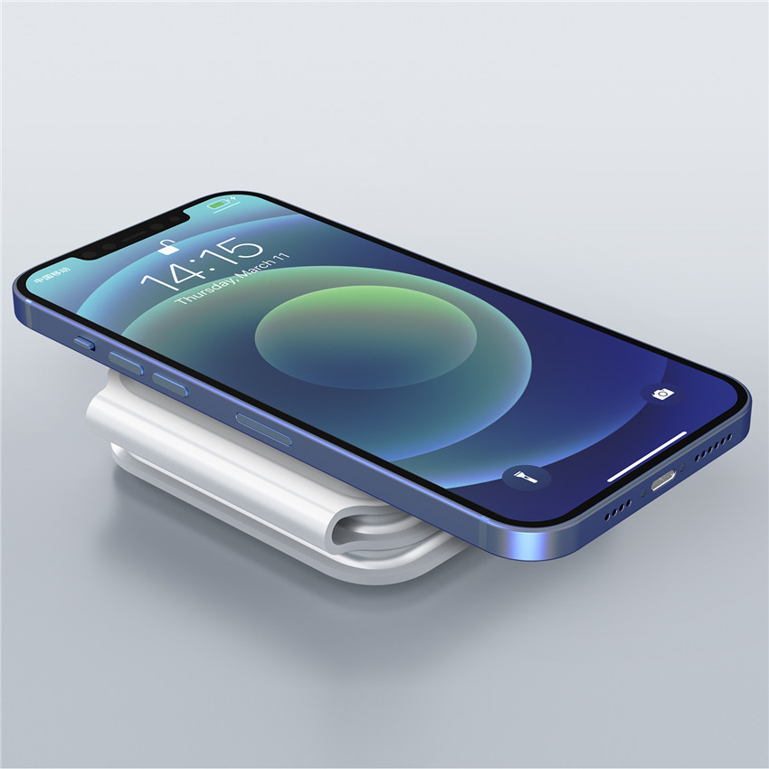 Mobile Phone Watch Magnetic Wireless Charger QC3.0 15W For Apple Iphone12