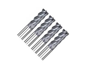China High Hardness Carbide End Mill Cutter / High Speed Steel Milling Cutters wholesale