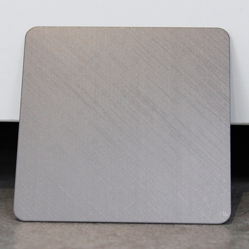 304 316 2B/BA/NO.4 finish 0.3-2.0MM Thickness High -end gray stainless steel texture