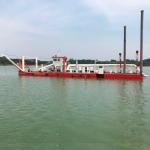 Sand Pumping Dredger Hydraulic River Dredging Machine 1662kw Sand Suction