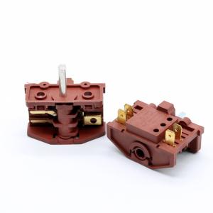 China Electric Oven Temperature Control Switch , 16A 250VAC T125 7 Position Rotary Changeover Switch wholesale