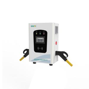 China White / Black Electric Vehicle DC Charging Stations 40kW Durable PVC Steel Material wholesale