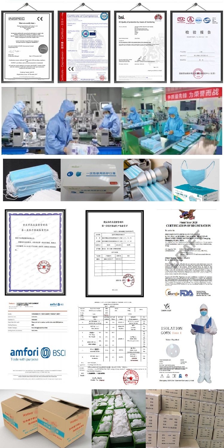 Earlock KN95 Face Mask , Medical Hospital Respirator Mask Anti Flu Isolation