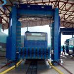 Bus Truck Wash Machine Hot Dipped Galvanized Steel Frame Moving
