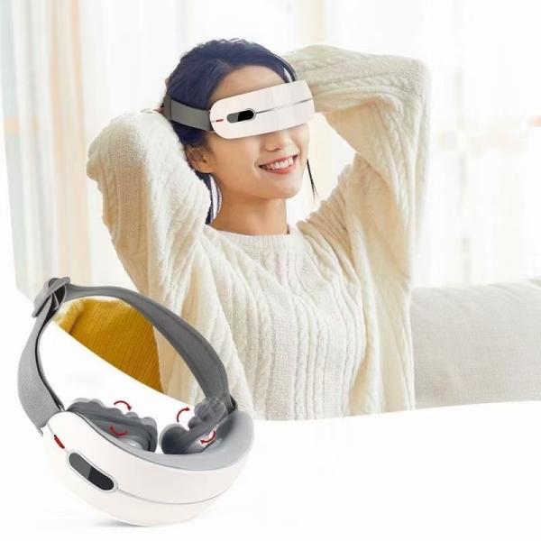 Quality Lightweight Acupoint Rechargeable Eye Massager Bluetooth With Heating for sale