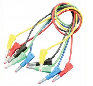 China 15A Male Audio Video 4mm 1000V Banana To Banana Cable wholesale