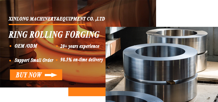 Non-Standard Customized Forged Rolled Rings for Construction Machinery Components