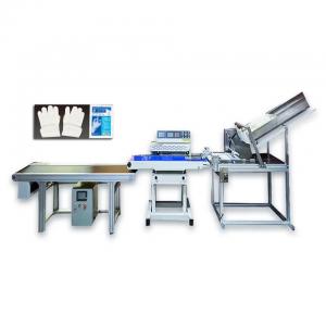 China 500w Automatic Packing Machinery Continuous Plastic Bag Medical Examination Gloves Heat Sealing Machine on sale